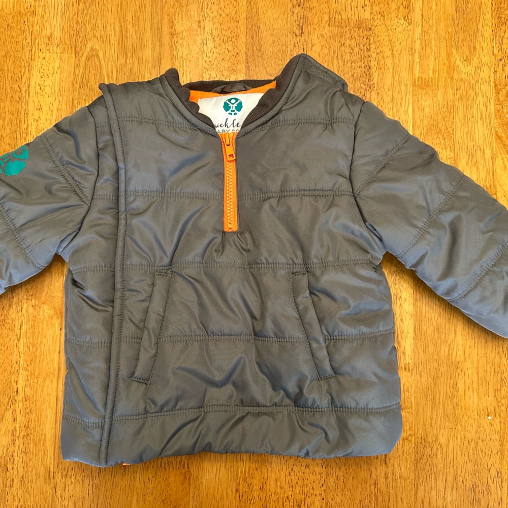 Buckle Me Baby Coat Gray 24 months